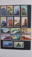 CHINE USED MOUNTAINS WITH GUM !!! ET TIMBRES OBLITÉRÉS - Gebruikt