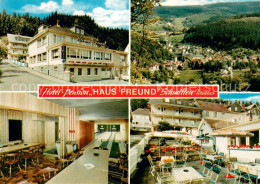 73642148 Schmitten Taunus Hotel Pension Haus Freund Panorama Kegelbahn Terrasse  - Other & Unclassified