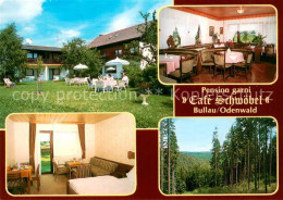 73642133 Bullau Pension Garni Cafe Schwoebel Gaststube Zimmer Garten Bullau - Erbach