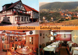 73642108 Weissenhasel Gasthaus Landgrebe Gastraeume Panorama Weissenhasel - Autres & Non Classés