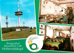 73642085 Hoherodskopf Berggasthof Restaurant Cafe Hoherodskopf Gaststube Fernseh - Autres & Non Classés