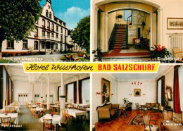 73642009 Bad Salzschlirf Hotel Wuesthofen Eingangshalle Speisesaal Leseraum Bad  - Sonstige & Ohne Zuordnung