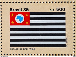 C 1500 Brazil Stamp Flag States Of Brazil Sao Paulo 1985 - Unused Stamps