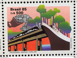 C 1503 Brazil Stamp Big Program Carajas Ship Train Economy 1985 - Unused Stamps