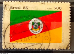 C 1498 Brazil Stamp Flag States Of Brazil Rio Grande Do Sul 1985 Circulated 1 - Usados