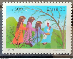 C 1496 Brazil Stamp Christmas Religion Art Painting Adoration 1985 - Unused Stamps