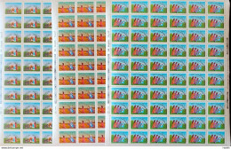 C 1494 Brazil Stamp Christmas Religion Art Painting 1985 Sheet Complete Series - Ungebraucht