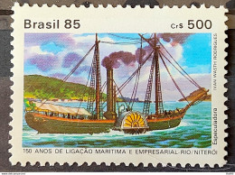 C 1487 Brazil Stamp 150 Years Liga Maritima River Niteroi Speculator Ship 1985 - Nuevos