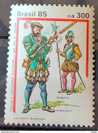 C 1480 Brazil Stamp Costumes And Uniforms Of Military History 1985 - Unused Stamps