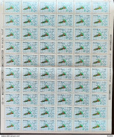 C 1476 Brazil Stamp AMX Military Jet Airplane 1985 Sheet - Unused Stamps