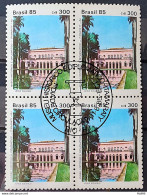 C 1474 Brazil Stamp Historical And Diplomatic Museum Itamaraty 1985 Block Of 4 CBC RJ - Neufs