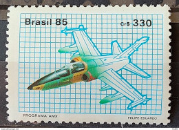 C 1476 Brazil Stamp AMX Military Jet Airplane 1985 2 - Unused Stamps