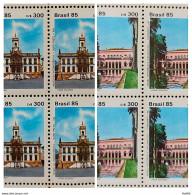 C 1473 Brazil Stamp Museum Of Inconfidence History 1985 Block Of 4 Complete Series - Ungebraucht