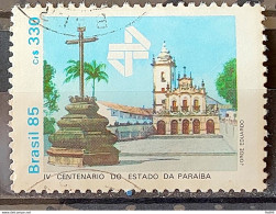 C 1472 Brazil Stamp 400 Years Of Paraiba Church Religion 1985 Circulated 6 - Usados