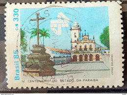 C 1472 Brazil Stamp 400 Years Of Paraiba Church Religion 1985 Circulated 14 - Usados