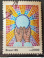 C 1470 Brazil Stamp Eucharistic Congress Aparecida Religion 1985 Circulated 3 - Usados