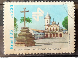 C 1472 Brazil Stamp 400 Years Of Paraiba Church Religion 1985 Circulated 11 - Usados