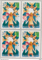 C 1469 Brazil Stamp International Year Of Young Youth 1985 Block Of 4 - Nuevos