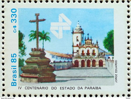 C 1472 Brazil Stamp 400 Years Of Paraiba Church Of Religion 1985 - Unused Stamps