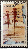 C 1456 Brazil Stamp Brackex Vi Rapestrian Paintings 1985 Circulated 1 - Gebruikt