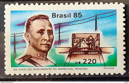 C 1453 Brazil Stamp 120 Years Marshal Rondon Military 1985 - Ungebraucht