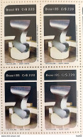 C 1450 Brazil Stamp 40 Year Old Institute Rio Branco Diplomacy 1985 Block Of 4 - Unused Stamps