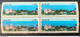 C 1449 Brazil Stamp World Heritage Of Humanity Olinda 1985 Block Of 4 - Ongebruikt