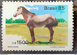 C 1445 Brazil Stamp Brazilian Breed Horses Marajoara 1985 - Nuevos