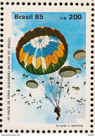 C 1442 Brazil Stamp 40 Years Military Parachute Skydiver 1985 - Nuevos