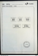 Brochure Brazil Edital 1985 Cipheras Without Stamp - Lettres & Documents