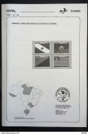 Brochure Brazil Edital 1985 36 Brazil PA RS BRS SP WITH HIT STAMP - Brieven En Documenten