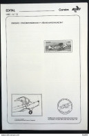 Brochure Brazil Edital 1985 32 Muniz Without Stamp - Cartas & Documentos