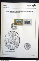 Brochure Brazil Edital 1985 28 Revolution Farroupilha Military Horses With Stamp CBC RS Porto Alegre - Covers & Documents