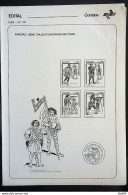 Brochure Brazil Edital 1985 26 Military Uniforms Without Stamp - Cartas & Documentos