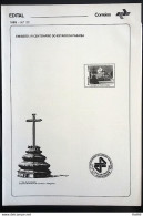 Brochure Brazil Edital 1985 22 Paraiba Church Religion Without Stamp - Cartas & Documentos