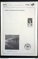 Brochure Brazil Edital 1985 09 Rio Branco Institute Diplomacy Law Without Stamp - Lettres & Documents