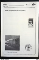 Brochure Brazil Edital 1985 09 Rio Branco Institute Diplomacy Law Without Stamp - Storia Postale