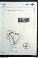 Brochure Brazil Edital 1985 02 Brasilsat Satellite Map Communication Without Stamp - Cartas & Documentos