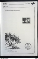 Brochure Brazil Edital 1985 04 Botanico Jardim Flora Brasilia Without Stamp - Covers & Documents