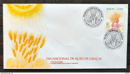 Brazil Envelope FDC 385 1985 Thanksgiving Day CBC Brasilia 01 - FDC