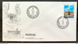 Brazil Envelope FDC 371 1985 Museums Ouro Preto CBC MG 02 - FDC