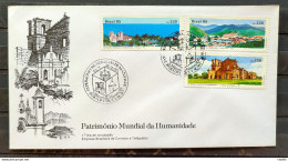 Brazil Envelope FDC 356 1985 World Heritage Olinda Missions Ouro Preto CBC RS 01 - FDC