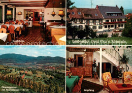 73641979 Obereggenen Landgasthof Hotel Grafs Weinstube Gaststube Panorama Mit Ho - Sonstige & Ohne Zuordnung