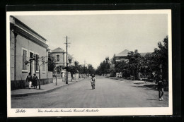 CPA Lobito, Um Trecho Da Avenida General Machado  - Non Classés