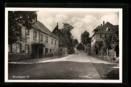 AK Grumbach I. Erzgeb., Restaurant Zur Heiteren Laune  - Altri & Non Classificati