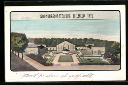 AK Bielefeld, Wohnungs-Ausstellung 1912  - Esposizioni