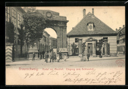 AK Braunschweig, Portal Am Akerhof, Eingang Zum Schlosshof  - Braunschweig