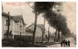 Golbey - Croix De Mission Et Rue De Nancy (éditeur Bouteiller à Epinal) - Golbey