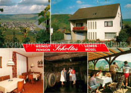 73641789 Leiwen Mosel Weingut Pension Scholtes Weinkeller Landschaftspanorama We - Autres & Non Classés