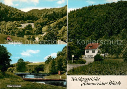 73641774 Huemmerich Westerwald Panorama Fockenbachtal Schwimmbad Waldgaststaette - Andere & Zonder Classificatie